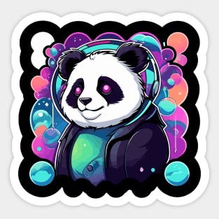 Panda Illustration Sticker